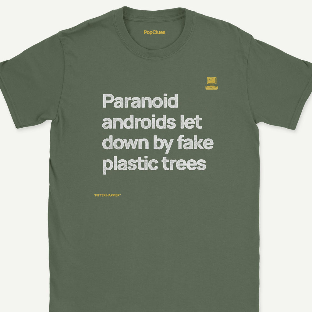 Radiohead ”Paranoid Androids” shirt