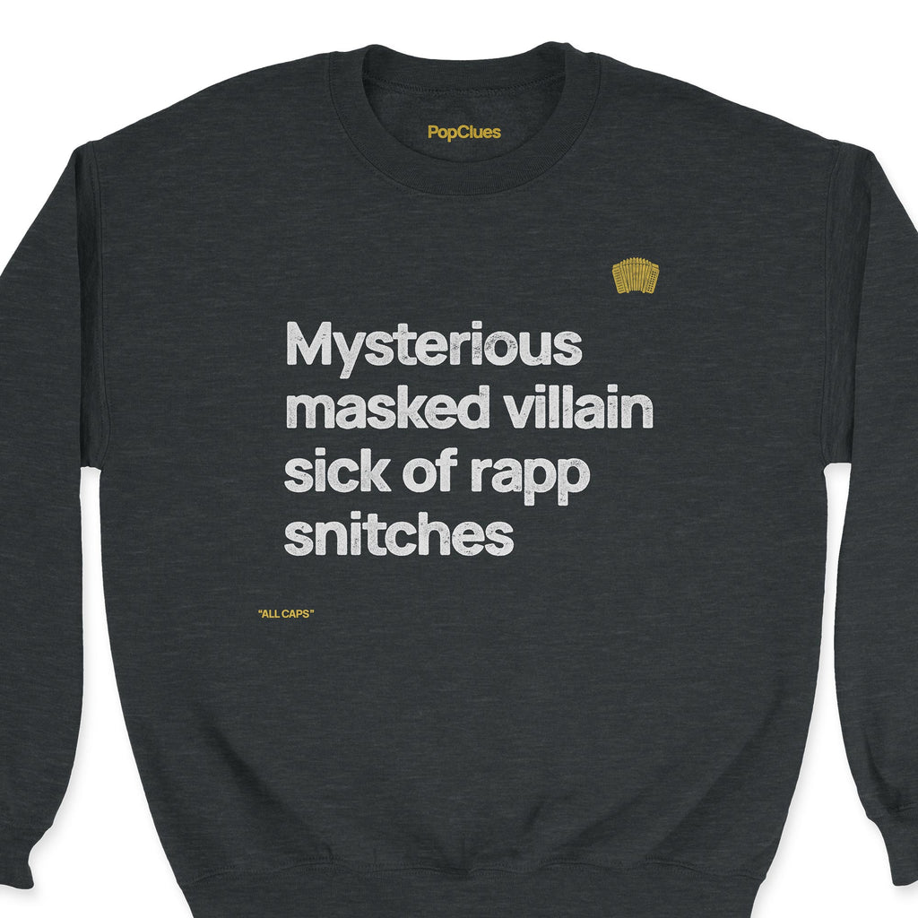 MF DOOM ”Masked Villain” crewneck