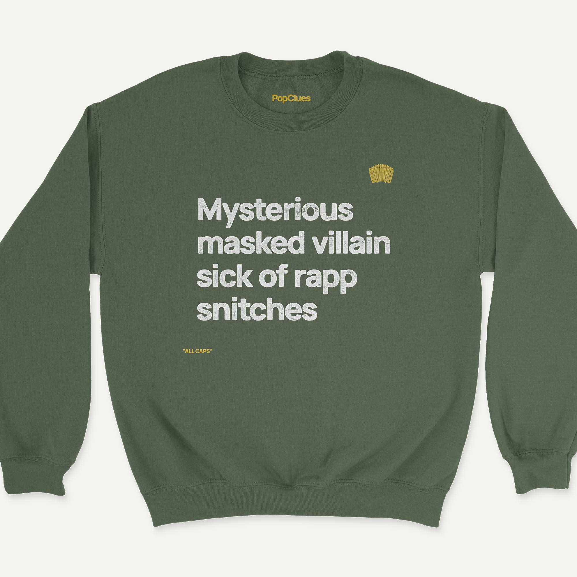 MF DOOM ”Masked Villain” crewneck