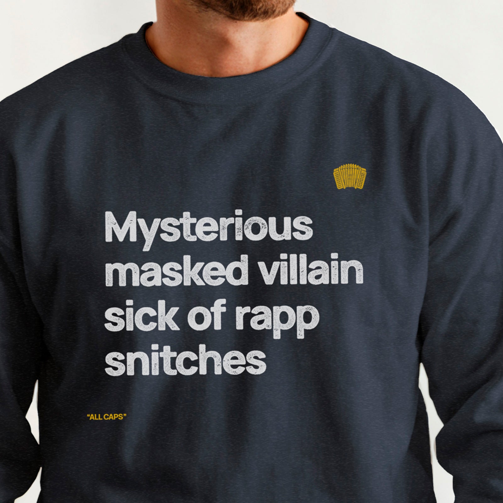 MF DOOM ”Masked Villain” crewneck