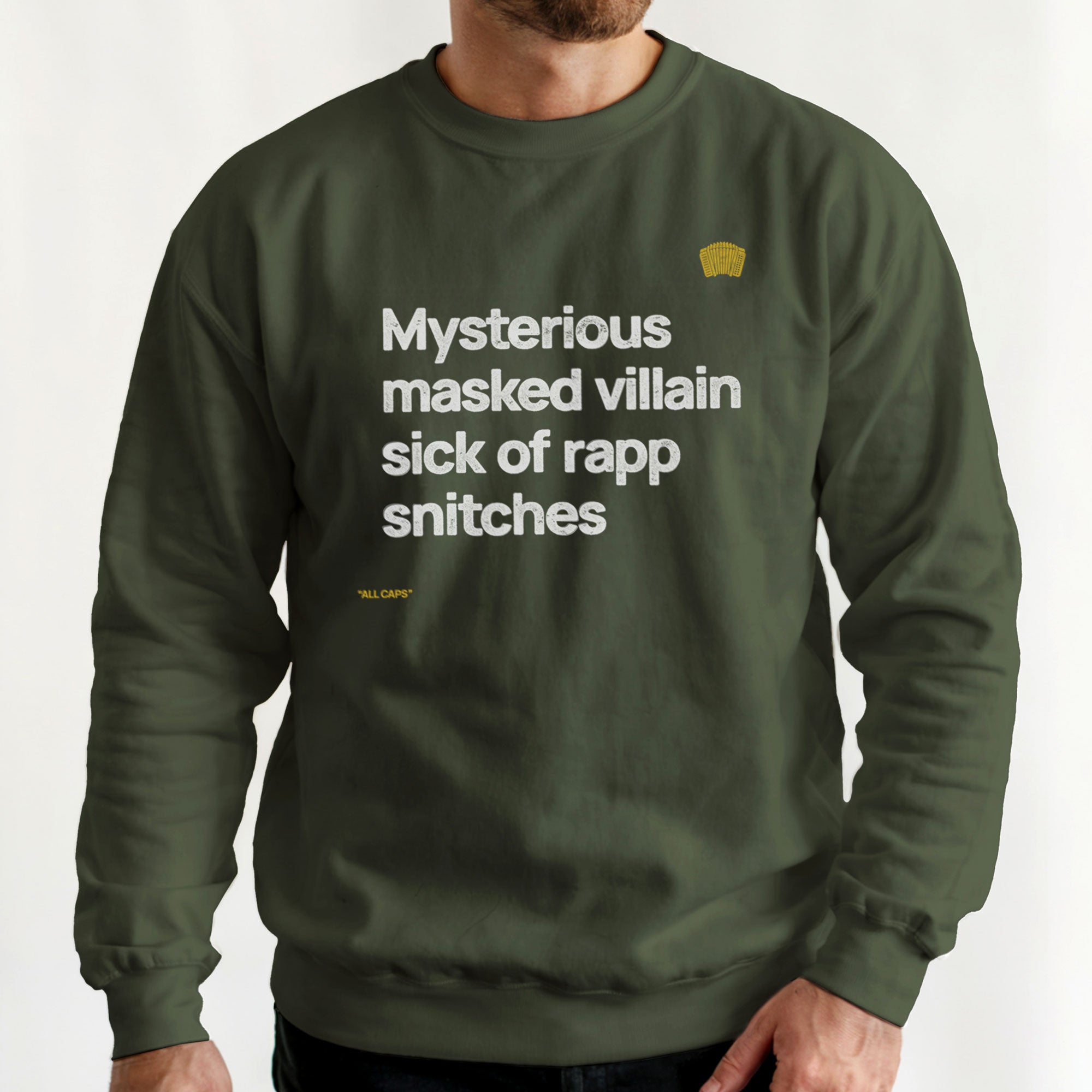 MF DOOM ”Masked Villain” crewneck
