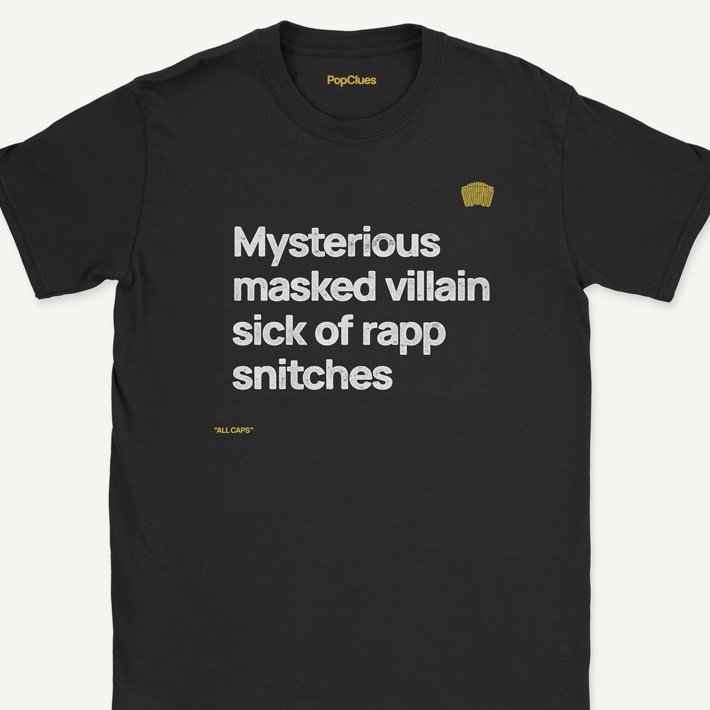 MF DOOM ”Masked Villain” shirt