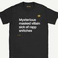 MF DOOM ”Masked Villain” shirt