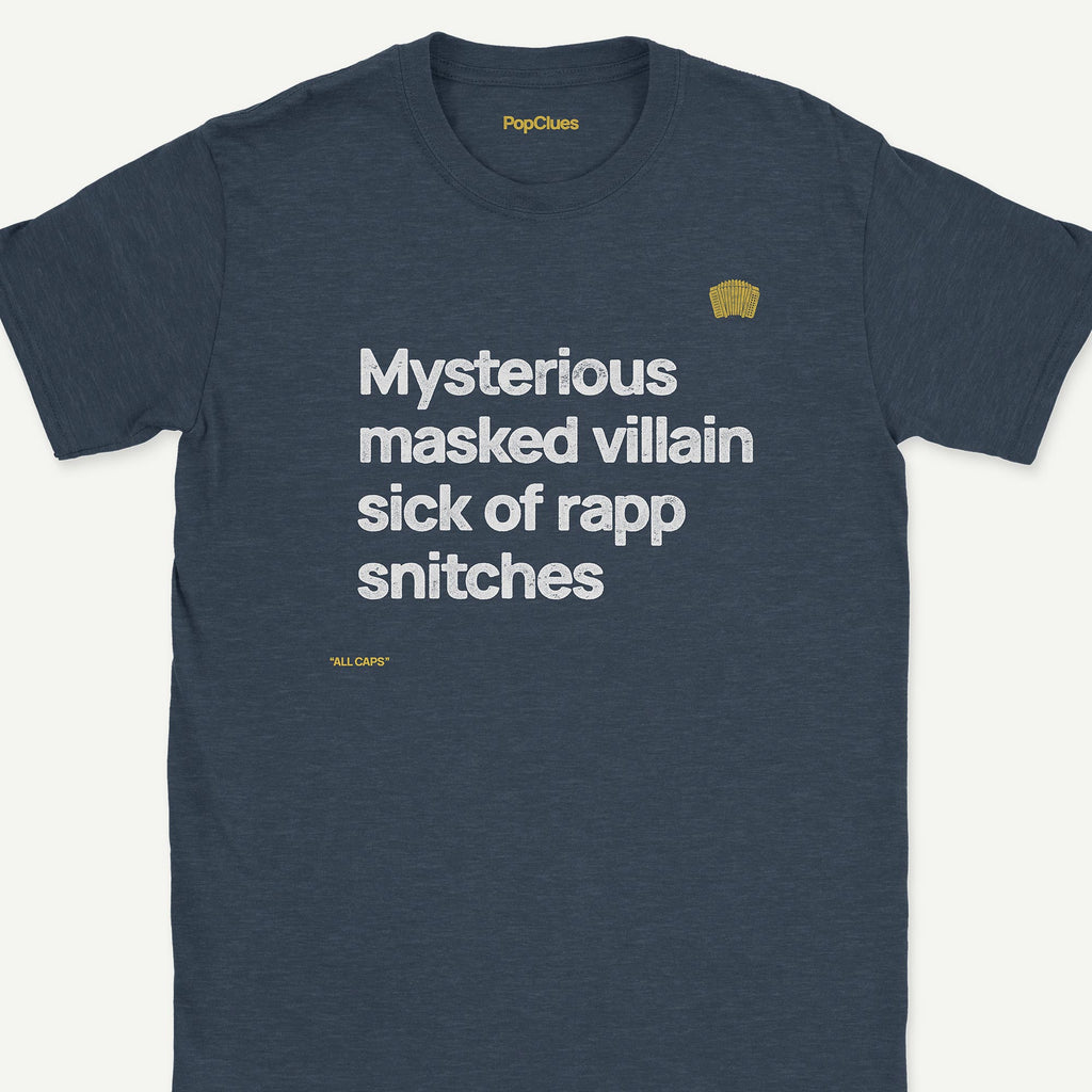 MF DOOM ”Masked Villain” shirt