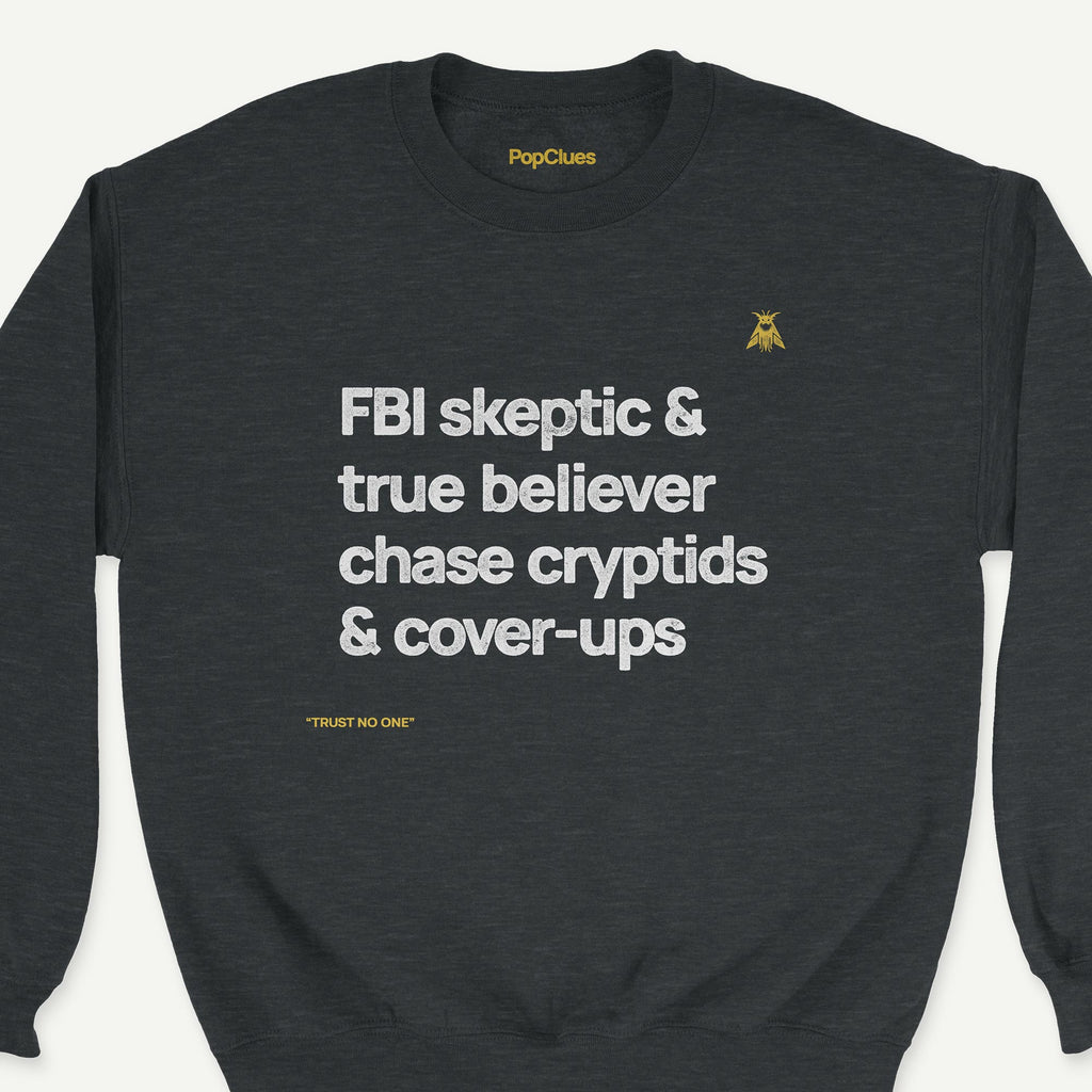X-Files “Cryptids & Cover-Ups” crewneck