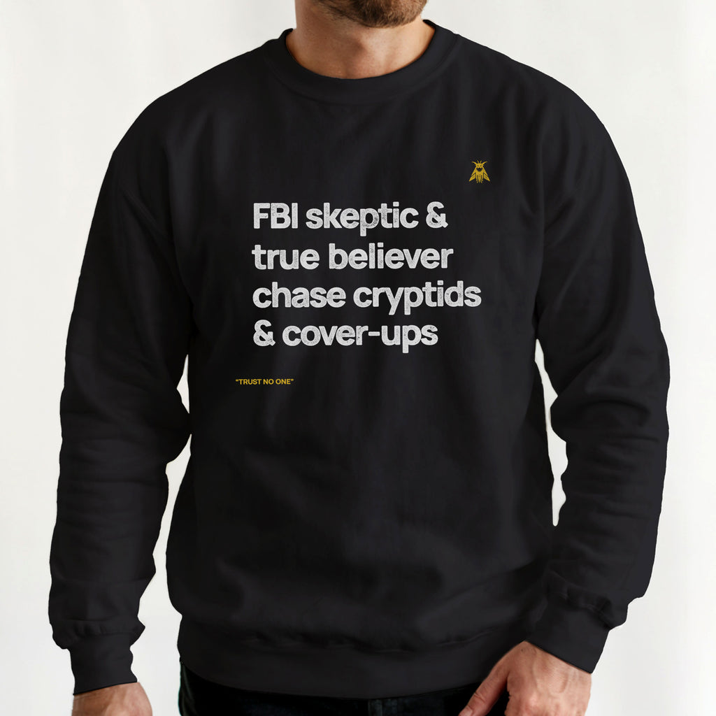 X-Files “Cryptids & Cover-Ups” crewneck