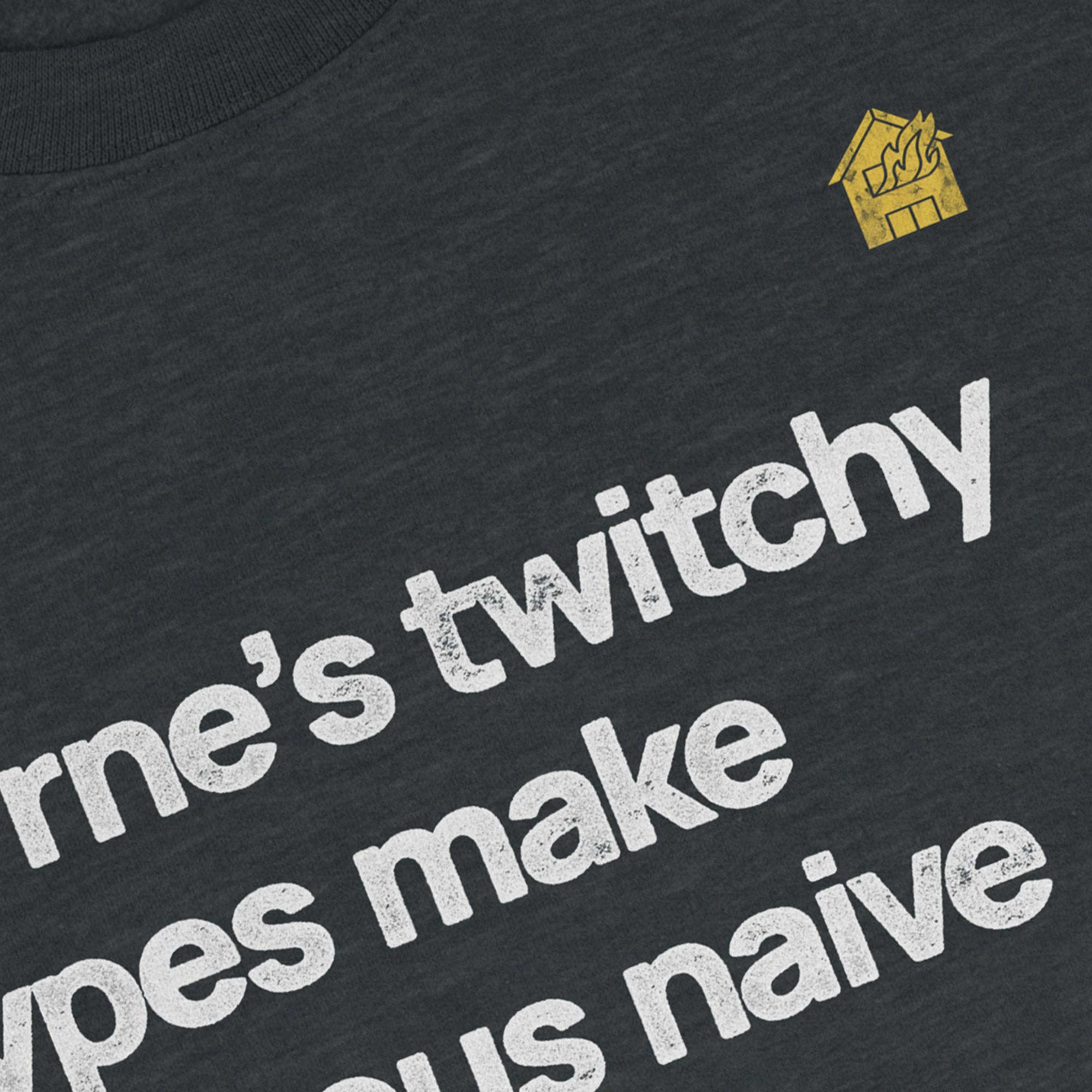 Talking Heads ”Twitchy Types” crewneck