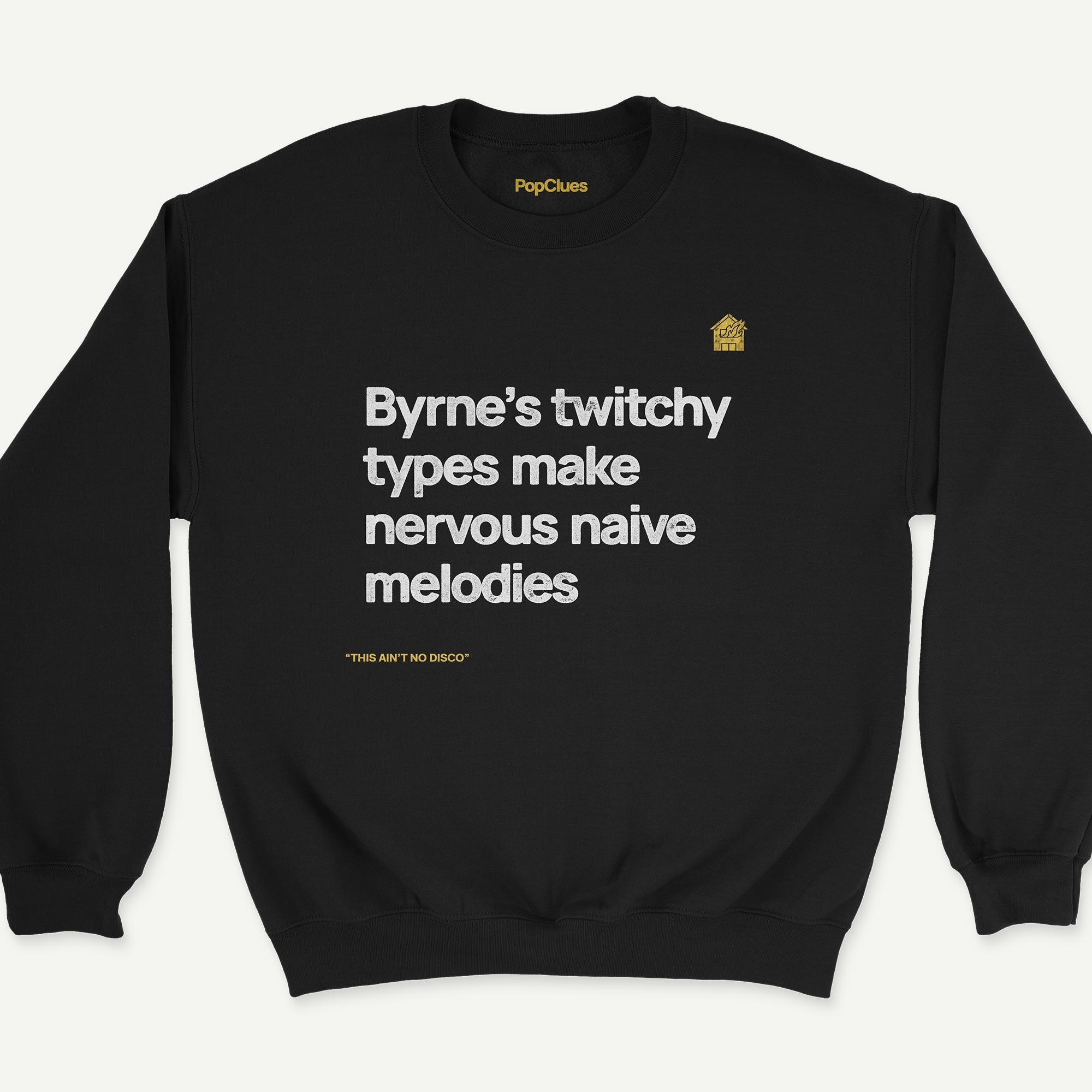 Talking Heads ”Twitchy Types” crewneck