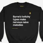 Talking Heads ”Twitchy Types” crewneck