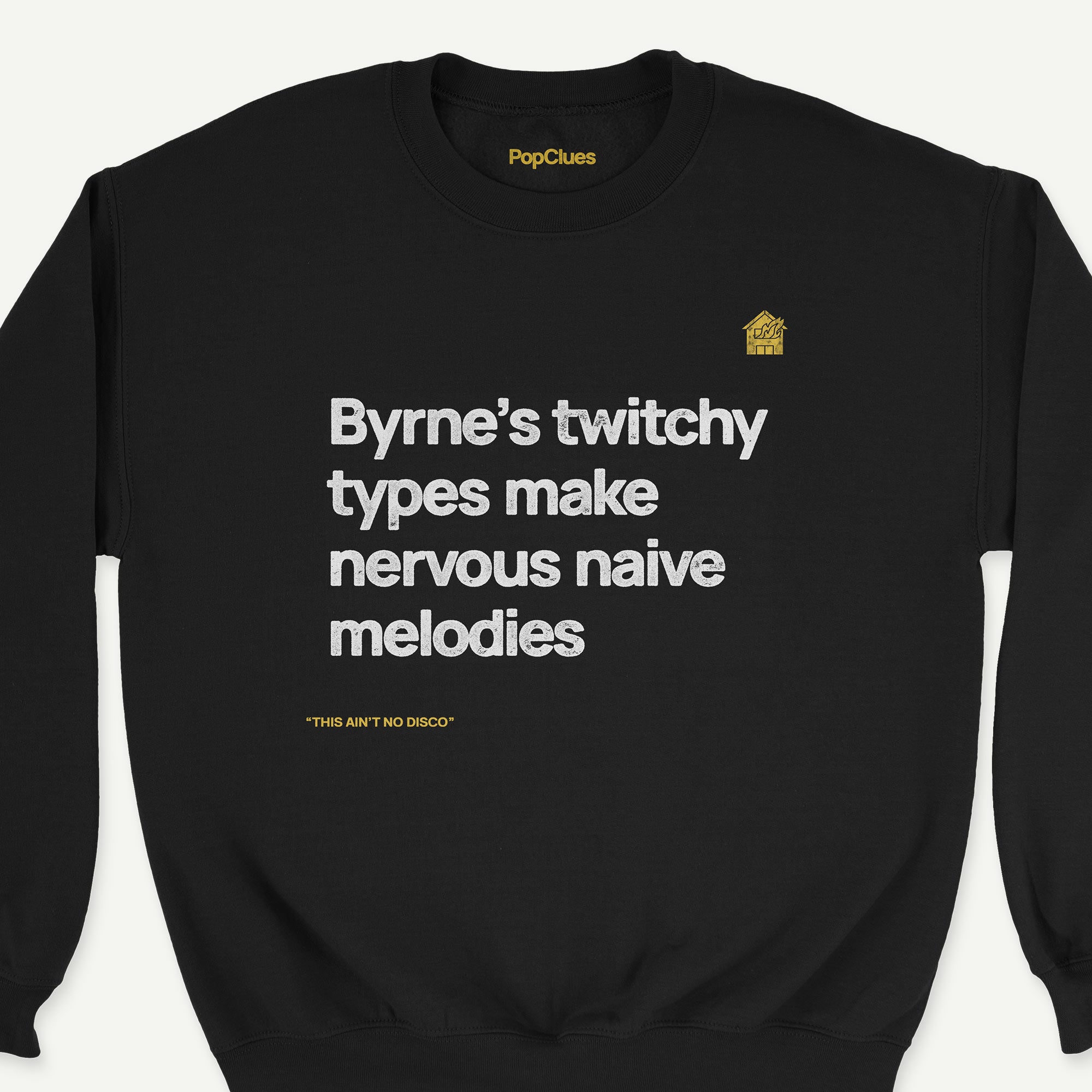 Talking Heads ”Twitchy Types” crewneck