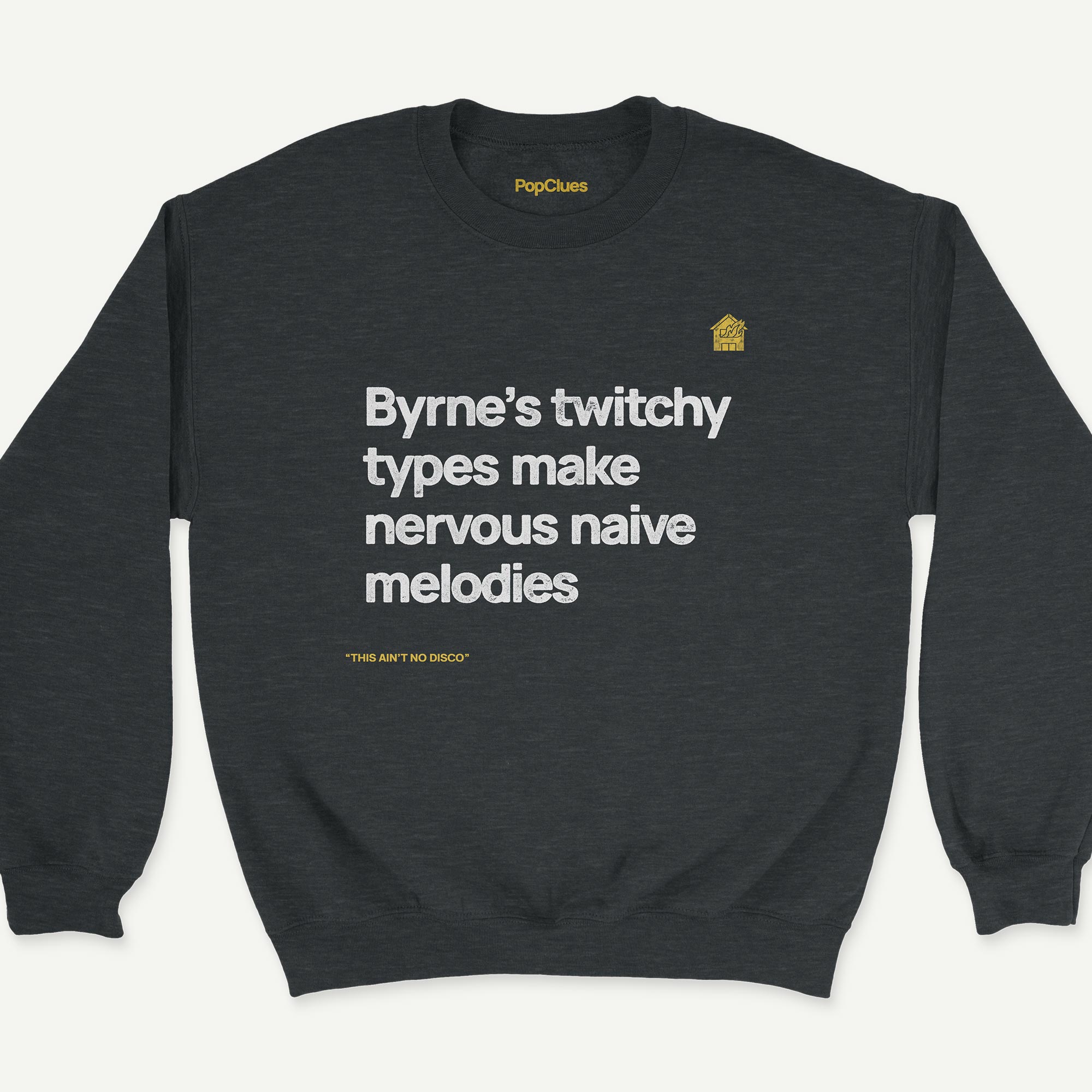 Talking Heads ”Twitchy Types” crewneck