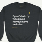 Talking Heads ”Twitchy Types” crewneck