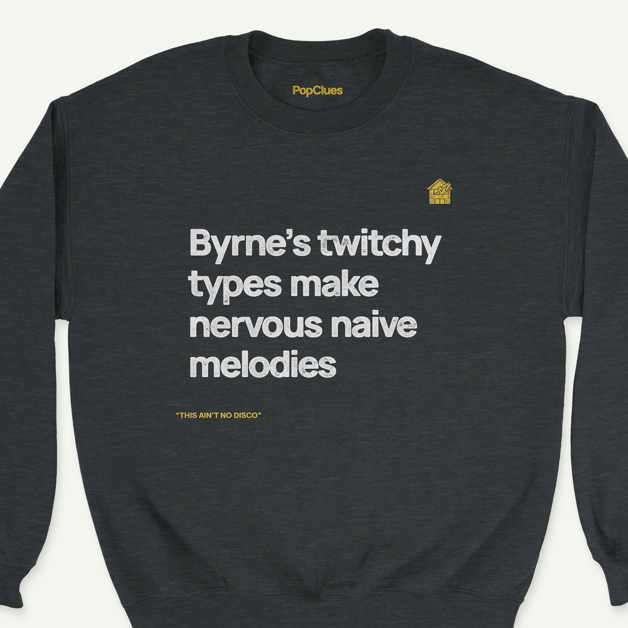Talking Heads ”Twitchy Types” crewneck