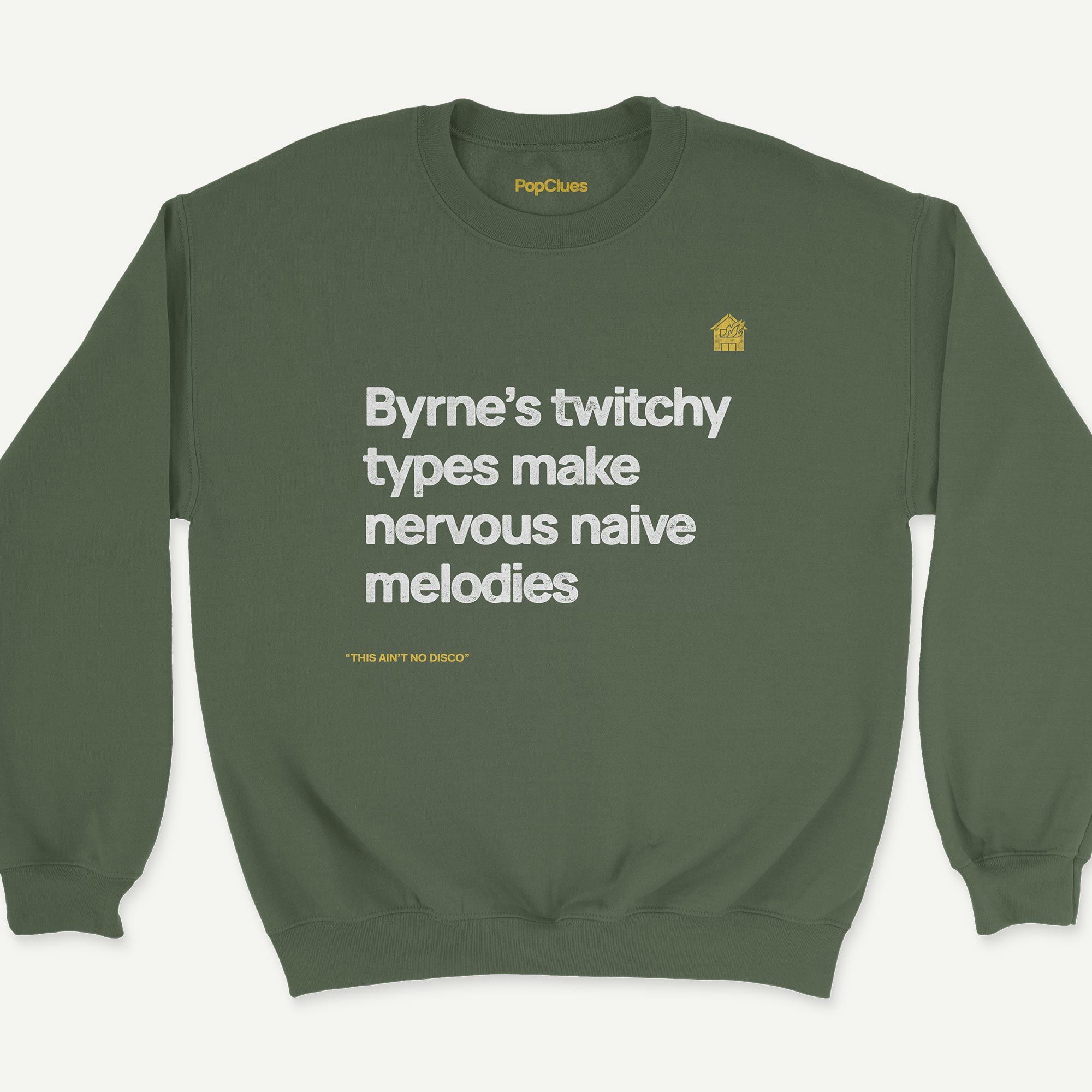 Talking Heads ”Twitchy Types” crewneck