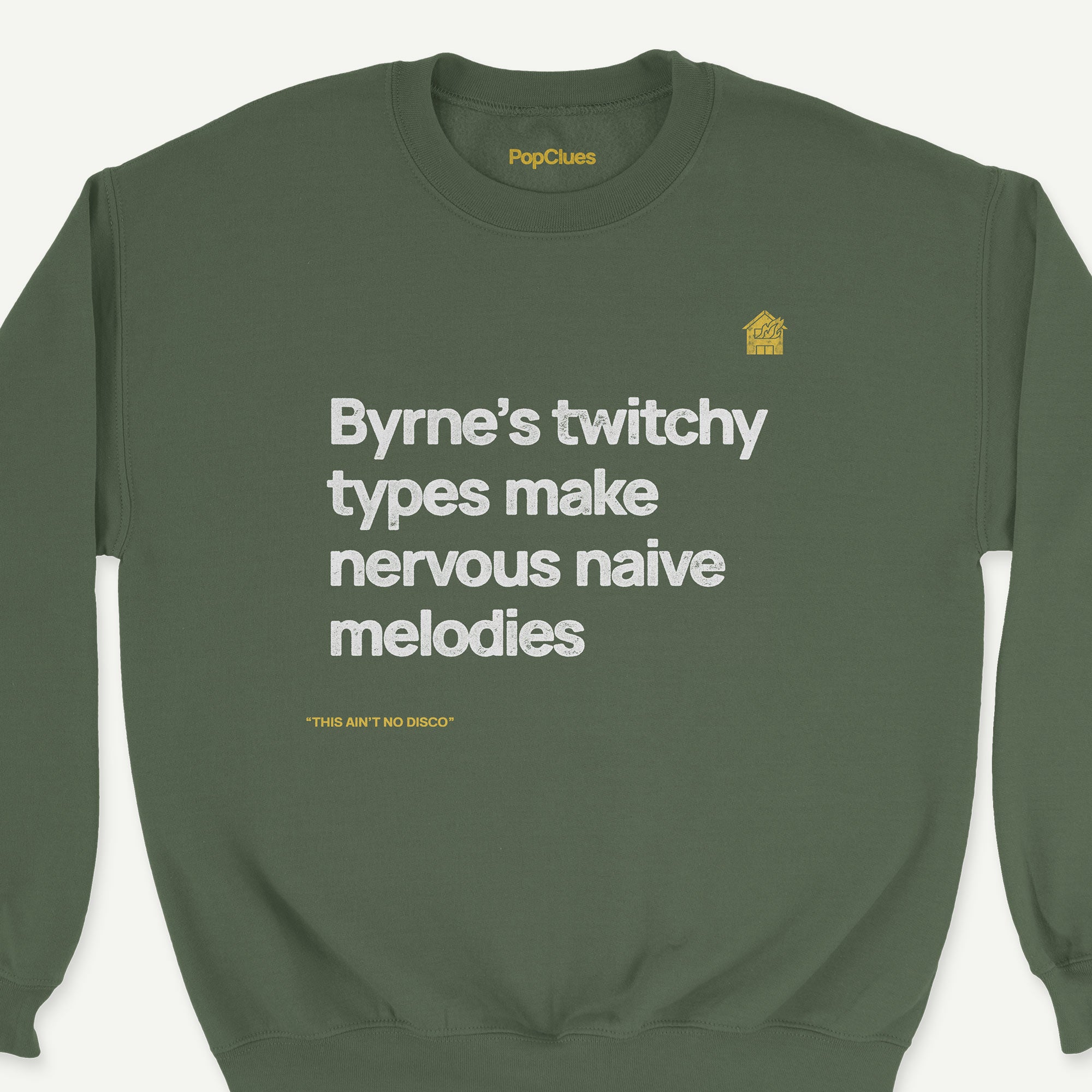 Talking Heads ”Twitchy Types” crewneck