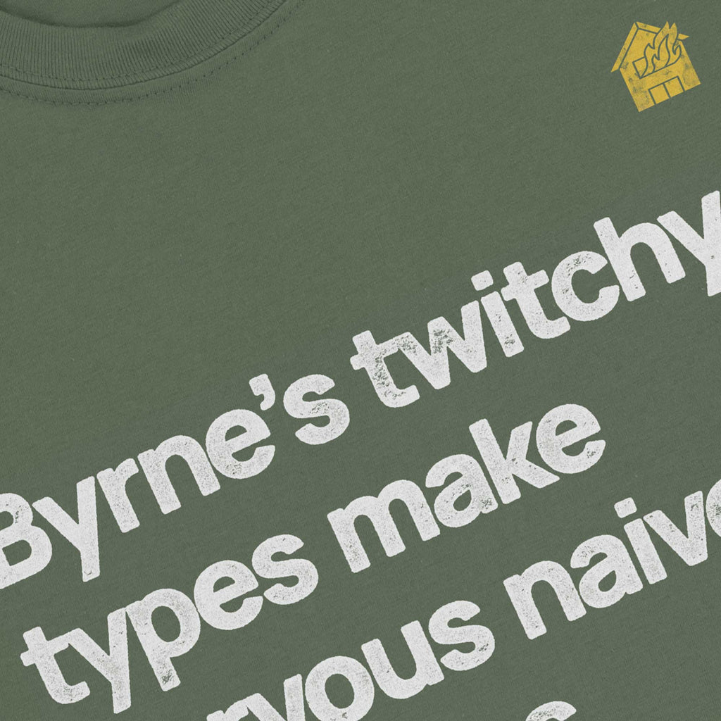 Talking Heads ”Twitchy Types” shirt
