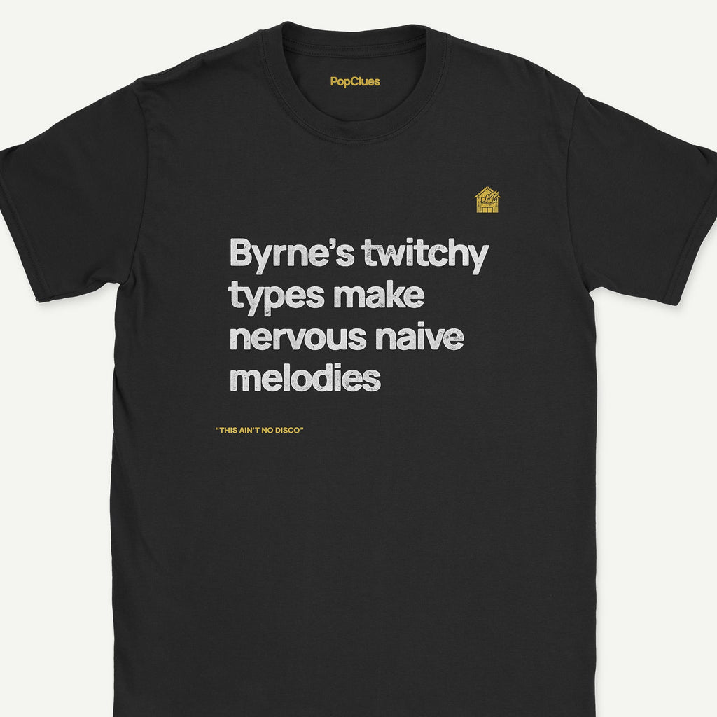 Talking Heads ”Twitchy Types” shirt