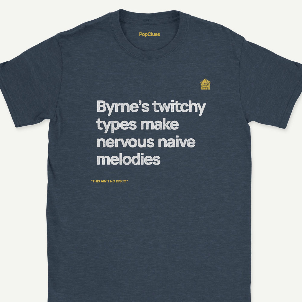 Talking Heads ”Twitchy Types” shirt