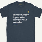 Talking Heads ”Twitchy Types” shirt