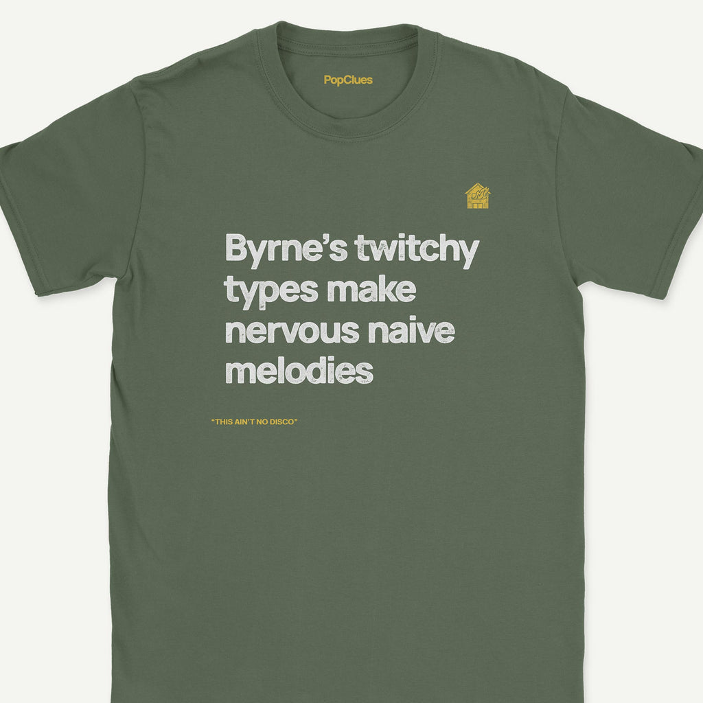 Talking Heads ”Twitchy Types” shirt