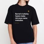 Talking Heads ”Twitchy Types” shirt